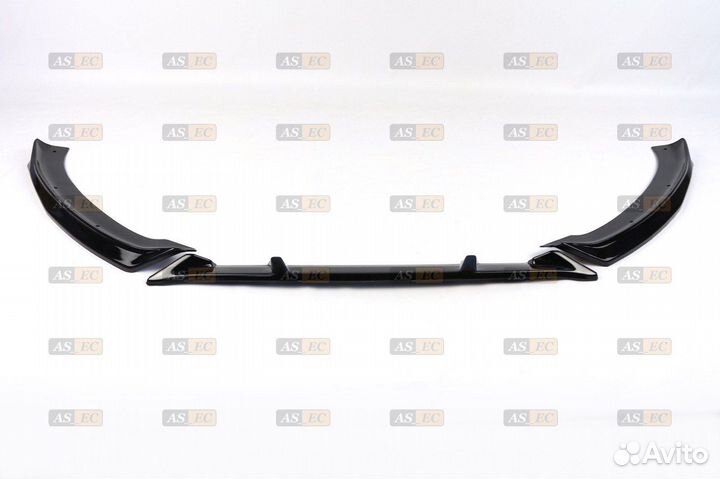 Веста губа - Сплитер Барс чёрный глянец