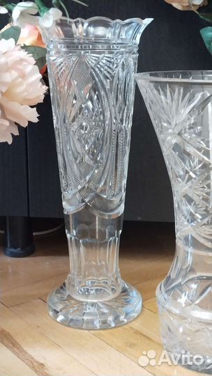 Вазы для цветов хрусталь СССР ГДР