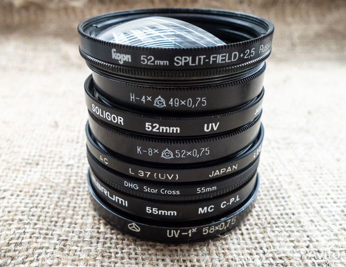 Cветофильтры, бленда 57 мм, адаптер 52-48.5 мм