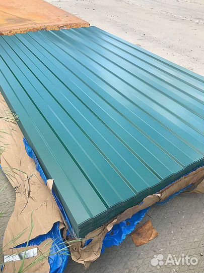 Профнастил С-8 0,45 RAL 6005 зеленый