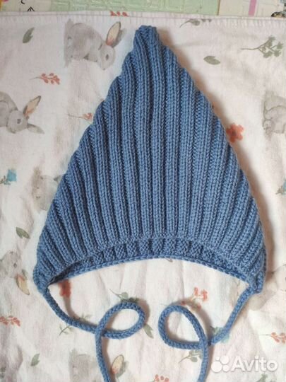 Шапка для мальчика кашемир с мериносом 47-49р