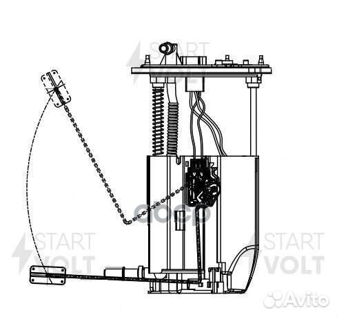 Модуль топл. насоса Mazda CX-7 (06) 2.3T SFM25