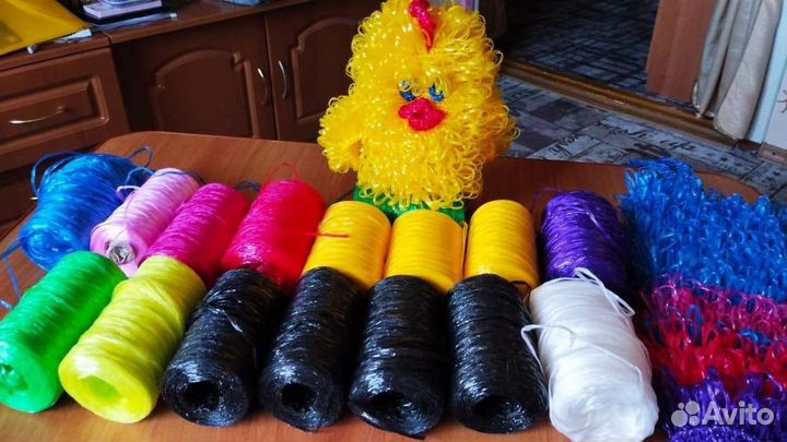 Пряжа для ручного вязания полипропилен