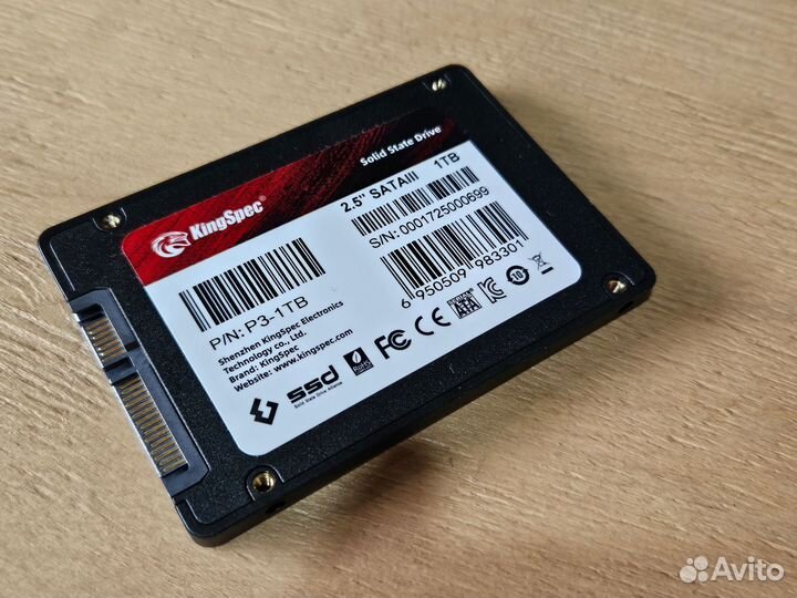 SSD накопитель Kingspec 1Tb SATA III 2.5