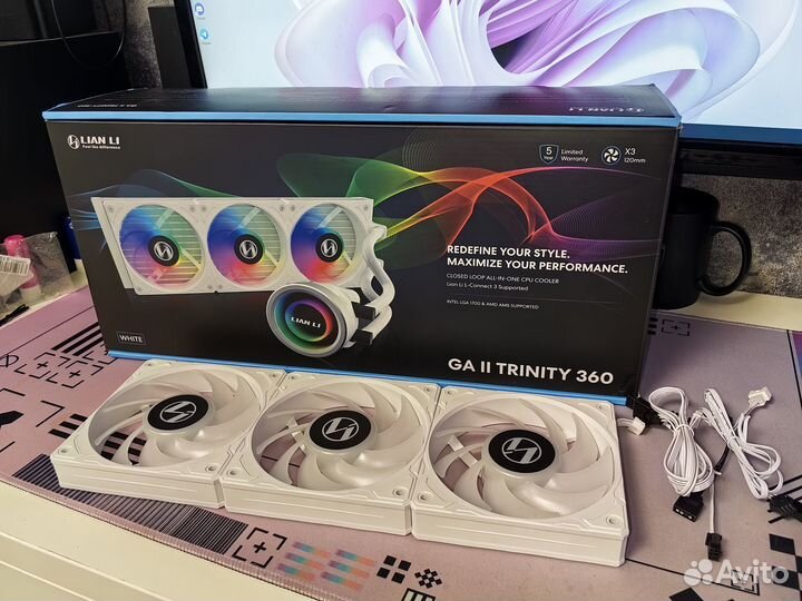 Кулеры от сжо Lian Li Galahad ii trinity 360