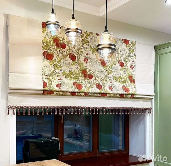 Римские шторы на кухню