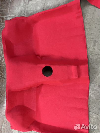 Ковер пола ваз 2101-2107 «красный»