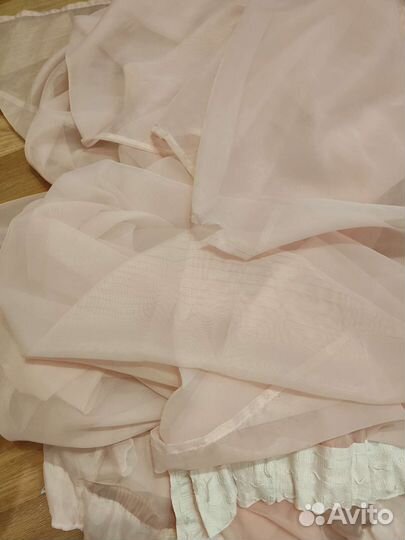 Шторы и тюль в детскую комнату. Есть косяки