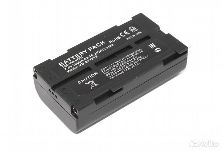 Аккумулятор для Panasonic AG-BP 7.4V 2600mAh