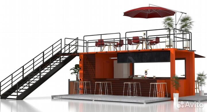 Кафе, бар из контейнера