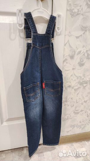 Джинсовый комбинезон для девочки 92