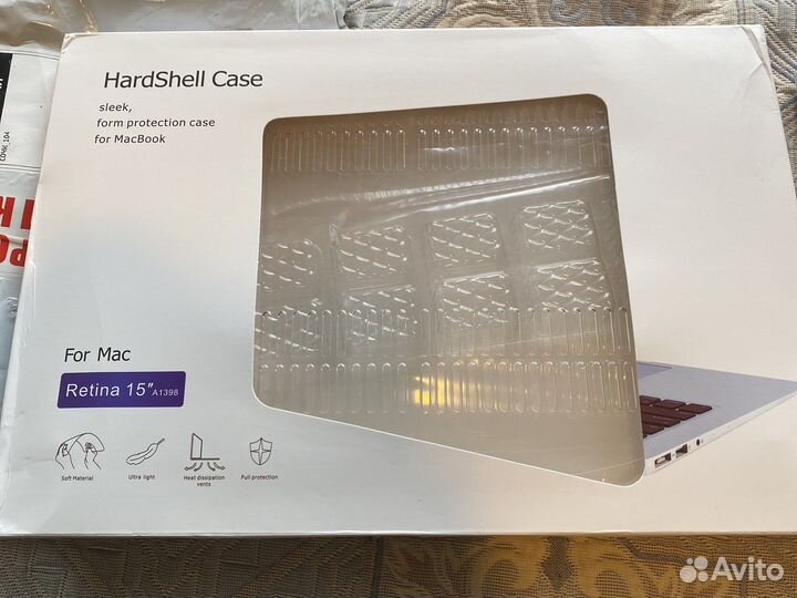 Чехол накладка для macbook 15,4