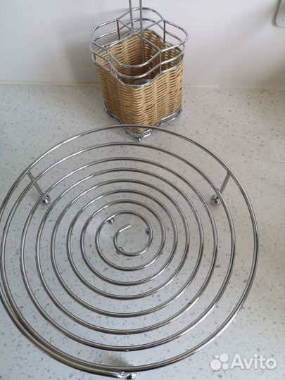 Ваза для фруктов Vitesse (Франция) хром