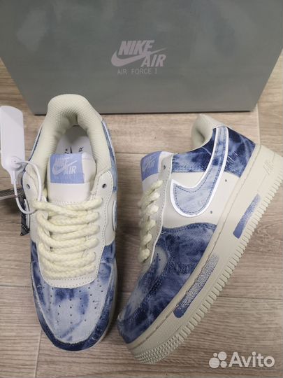 Кроссовки nike AF1 джинс