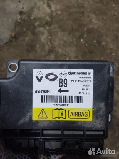 Блок управления AIR BAG Renault Megane 3