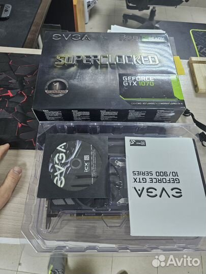 Evga Gtx 1070 8gb (2 кулера)