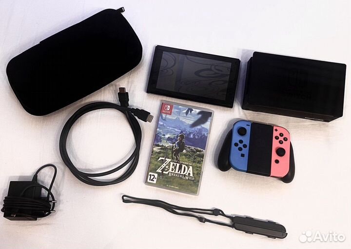 Nintendo switch на 128gb + Zelda