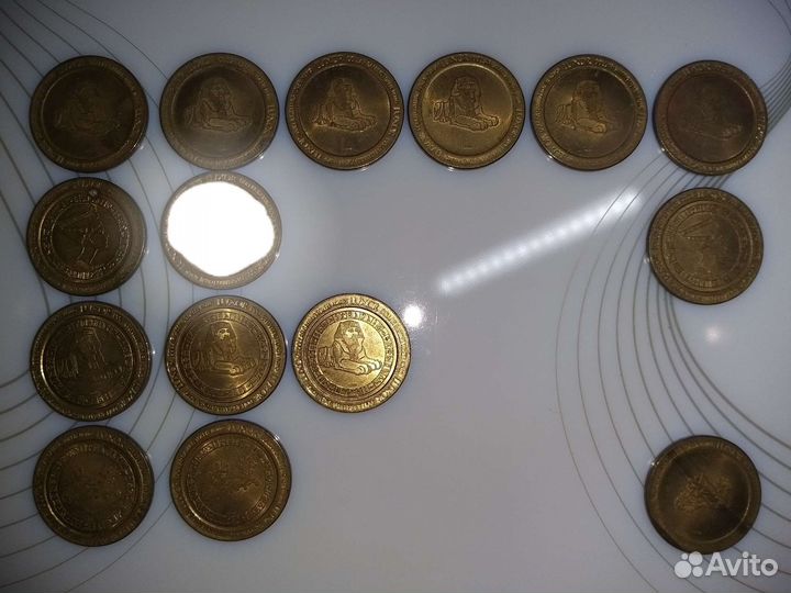 Игровые жетоны казино Луксор, Лас Вегас