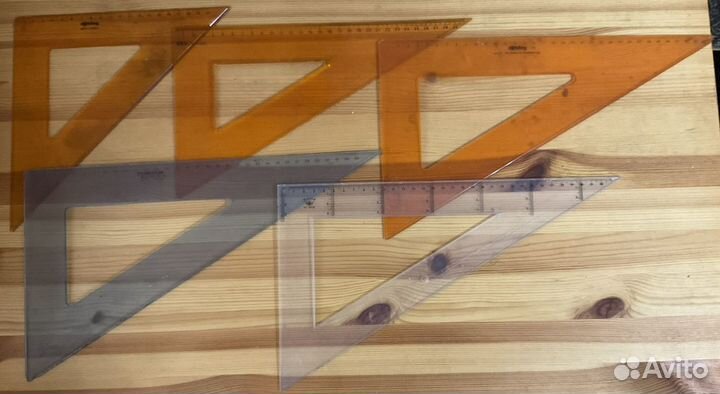 Угольники Rotring, Geo Contrast, Staedtler, DFH