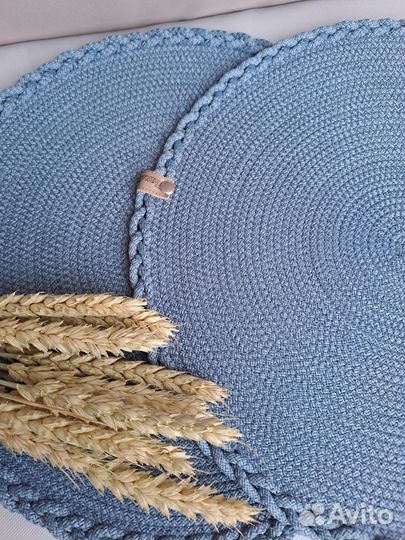 Набор салфетки сервировочные и корзинка