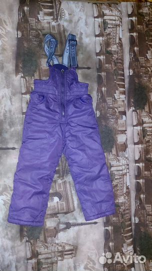 Зимний костюм для девочки 92