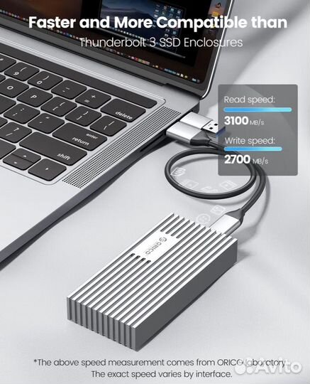 Orico 40 Гбит/с Thunderbolt 3/4/USB корпус для SSD