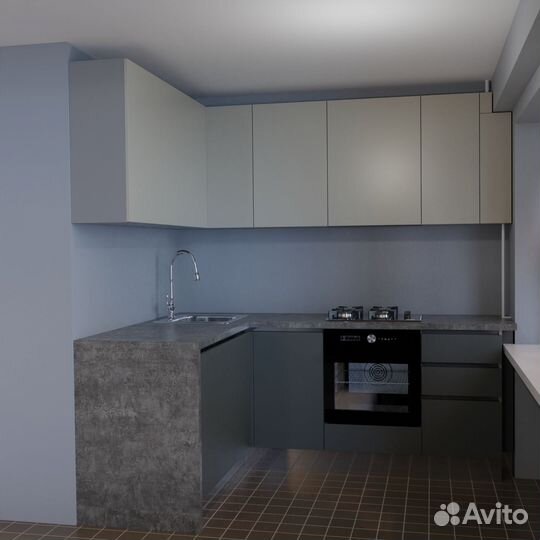 Кухонный гарнитур угловой