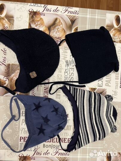 Шапка для мальчика 44-46