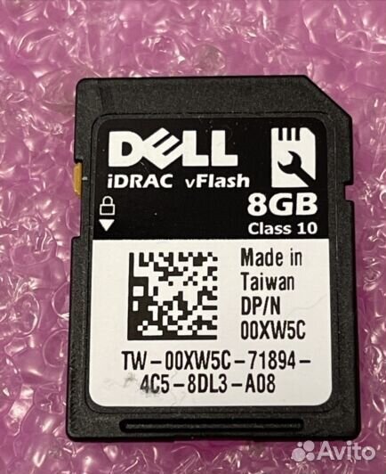 Карта Dell 8gb idrac VFlash Class 10 SD Card p/n: