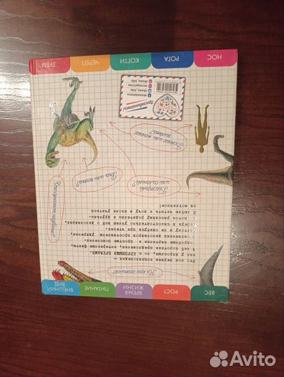 Книга с крупными буквами Все хищные динозавры