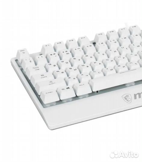 Проводная клавиатура MSI Vigor GK30 RU, белый