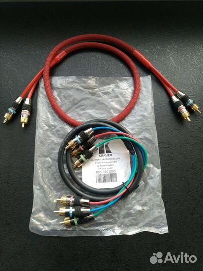 Межблочный кабель Kramer RCA C-R3VM/R3VM-3