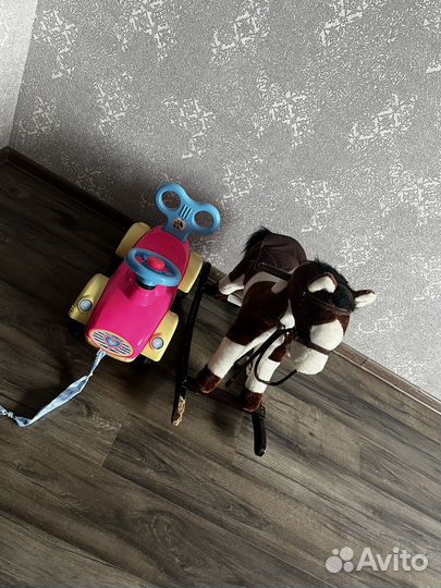 Машинка каталка толокар и лошадка