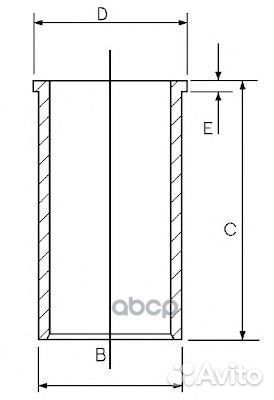 Гильза d80.00 STD 1471002000 Goetze