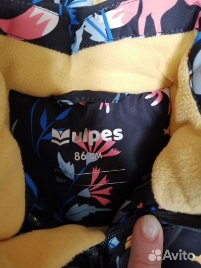 Зимний комбинезон для девочки 86