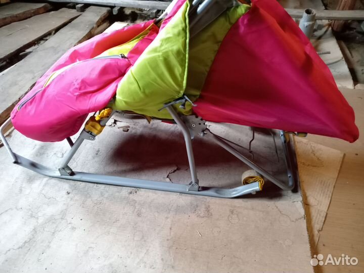 Коляска санки детские