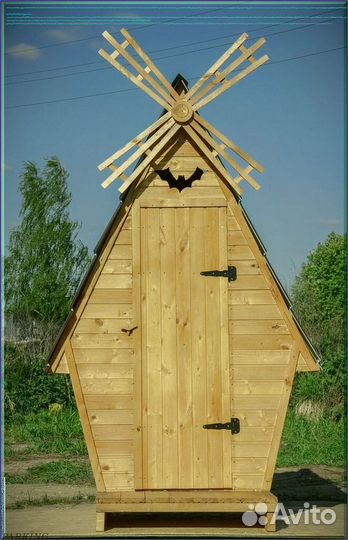 Дачный туалет с дельфином EZI