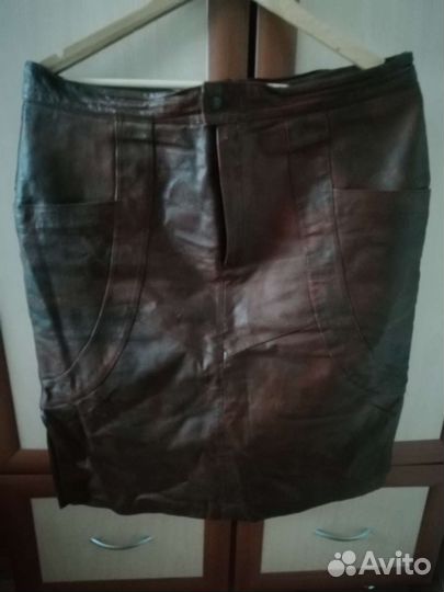 Костюм кожаный женский