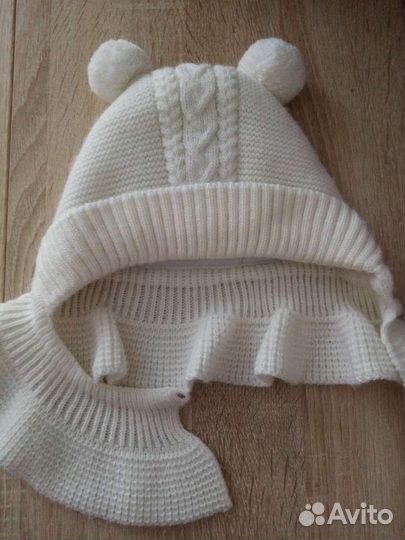 Комплект шапка, шарф