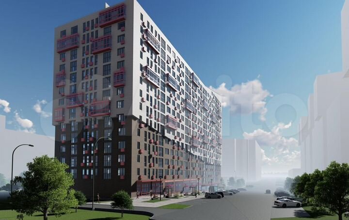 1-к. квартира, 47,1 м², 15/16 эт.