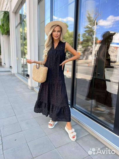 Летнее платье сарафан хб р 42, 44, 46