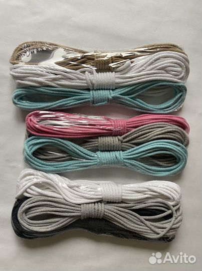 Хлопковые шнуры для шитья