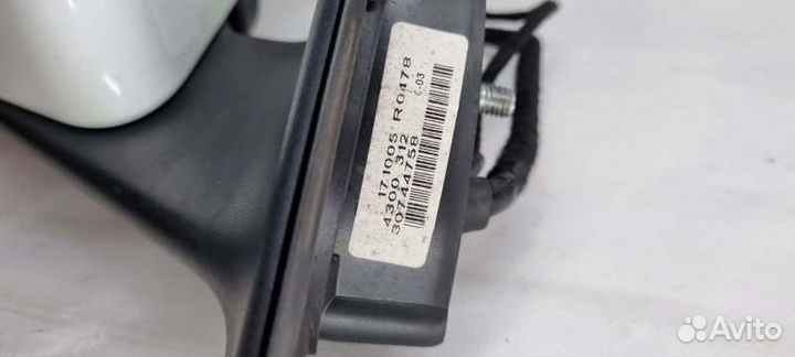 Зеркало заднего вида боковое Volvo S60 седан