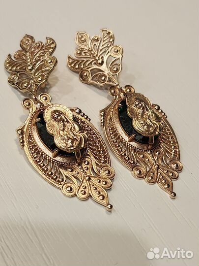 4600 за грамм Золотые серьги 585пробы