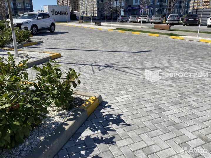 Тротуарная плитка, брусчатка, газонная решетка