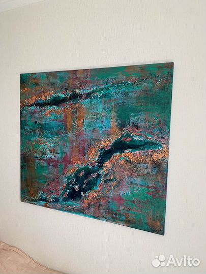 Интерьерная картина текстурная 90x100