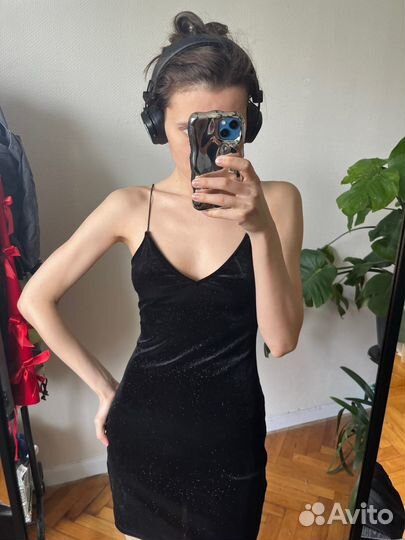 Платье мини вечернее zara