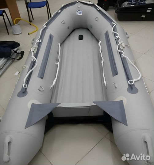 Лодка пвх Stormline Heavy Duty Air Light 380 серая