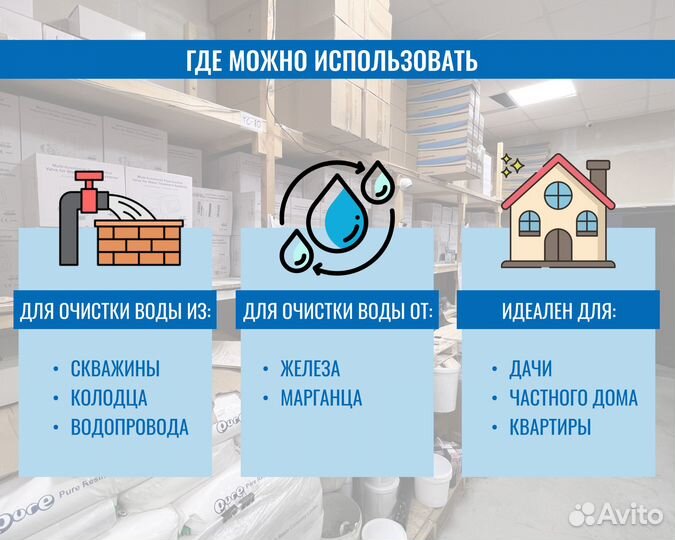 Фильтр для обезжелезивания воды в коттедж