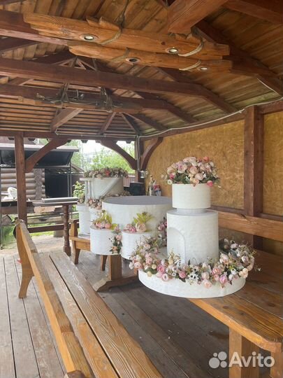 Муляж торта на свадьбу